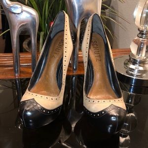 womens tuxedo heels